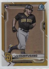 2021 Bowman Chrome Gold Refractor 14/50 Luis Campusano #37 1p5