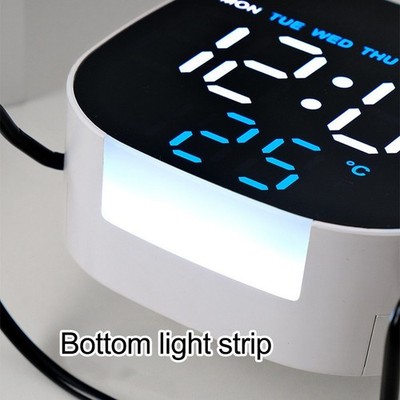 Tisch-LED-Uhr mit Wecker Countdown-Timer und sanfter Nachtlichtfunktion