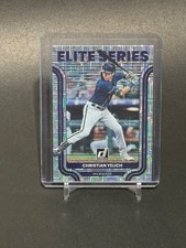 2022 Panini Donruss #ES-2 Christian Yelich Elite Vector Milwaukee Brewers