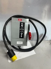 GE TH4321 SAFETY SWITCH 3POLE FUSIBLE 30A/240V, NEMA 1 FREE SHIPPING