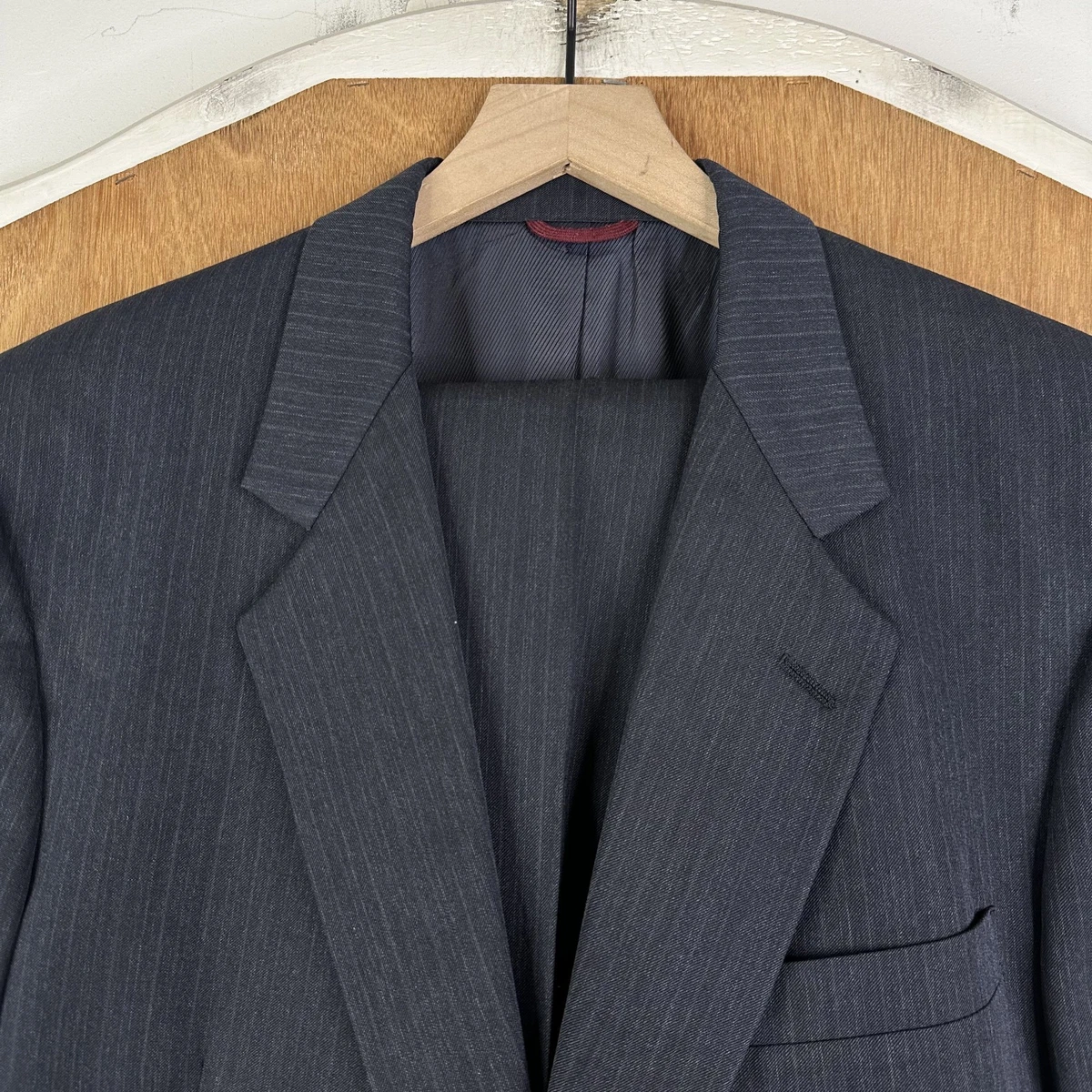 Blazer Sport Homme Hart Schaffner Marx - Taille 42S - Bleu - Laine - 2 Boutons