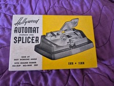 Vintage Rare Hollywood Automat Stainless Steel Film Splicer 8mm 16mm