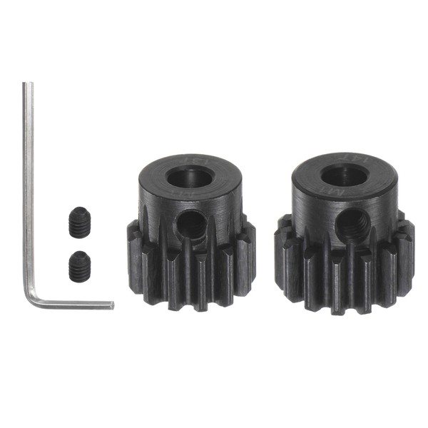 2Stk 1 M1 Ritzel Motor Getriebe Set 13T 14T Passt 5Mm Rc Motor Welle M1-image
