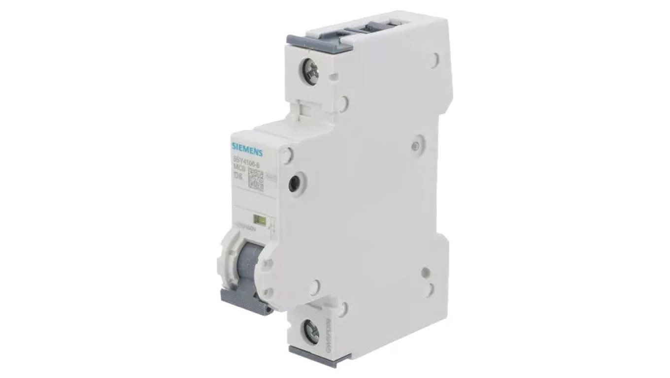 230/400VAC Overcurrent Switch Iznam: 6A Charakt: D 5SY4106-8