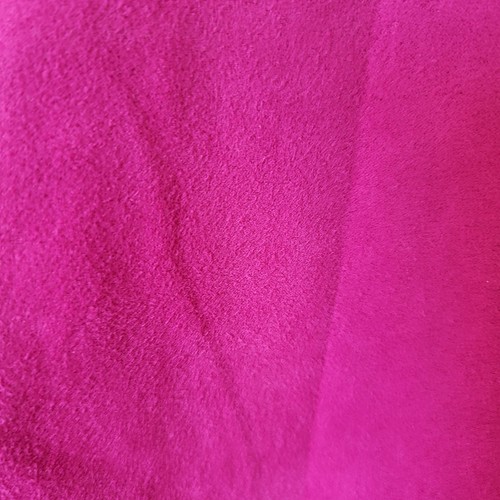Y2K Pink Suede Barbiecore Ribbed Knit Sleeves Statement Blazer Jacket Size 16W - Picture 11 of 12