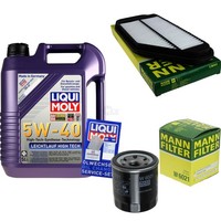 Mann Inspektionspaket 5L Liqui Moly 5W-40 FüR Chevrolet Spark 1.0 1.2