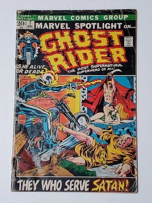 Marvel Spotlight #7 3rd Ghost Rider Mike Ploog Art 