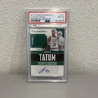 Panini Chronicles Jayson Tatum Boston Celtics Rookie Patch/ Auto /199 PSA 8