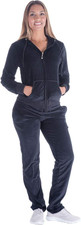 Velour Tracksuit Womens 2 Pieces Joggers Outfits Jogging Sweatsuits Set Soft Spo