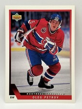 1993-94 Upper Deck Oleg Petrov Montreal Canadiens #84
