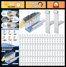 100pcs Aluminum Gutter Wedges 5" for K Style Gutters - Leveling Tool for Sloped
