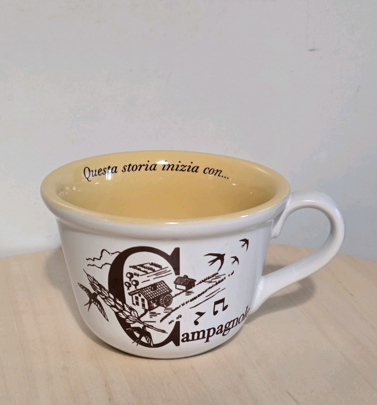 Tazza in ceramica Mulino Bianco Campagnole