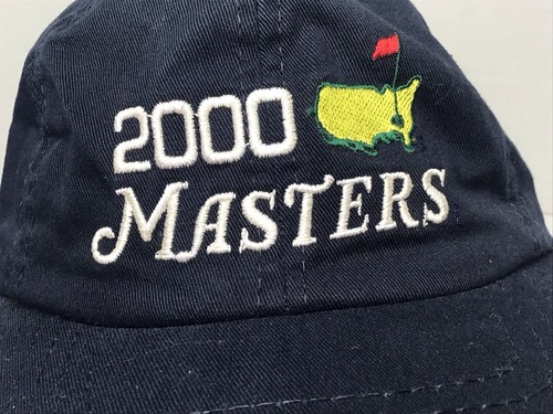 2000 Masters Augusta National Mens Golf Hat Cap Adjustable Blue - Picture 2 of 9