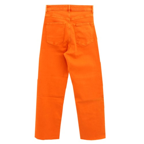 ESPRIT 7/8 Damen Jeans Hose Super High Rise 80th Straight orange 33020 - Picture 2 of 2