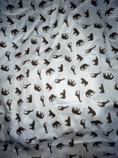 Wendy Bellissimo Fitted Crib Cotton Sheet Elephants Giraffe Safari/Zoo