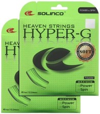 2 Sets Solinco Hyper G Soft Hyper-G Soft 16 Gauge 1.30mm Tennis String NEW