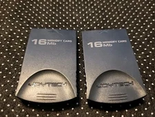 2 Cards.  16MB Memory Card For GameCube Expansion Wii