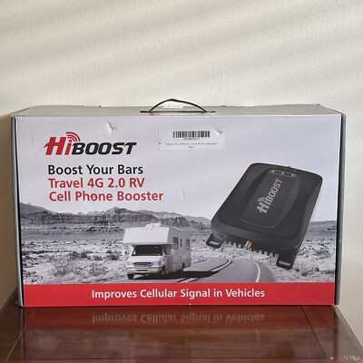 HiBoost 4G RV-Car-Camper Cell Phone Signal Booster Kit For ALL