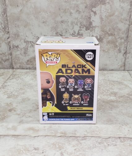 Figura de vinilo Black Adam #1231 2022 películas Funko Pop nueva en caja The Rock Cape Flying - Imagen 5 de 7