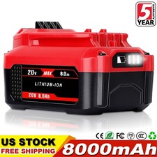 20V For Craftsman V20 20 Volt MAX 8.0Ah Li-ion Battery CMCB204 CMCB202 CMCB201