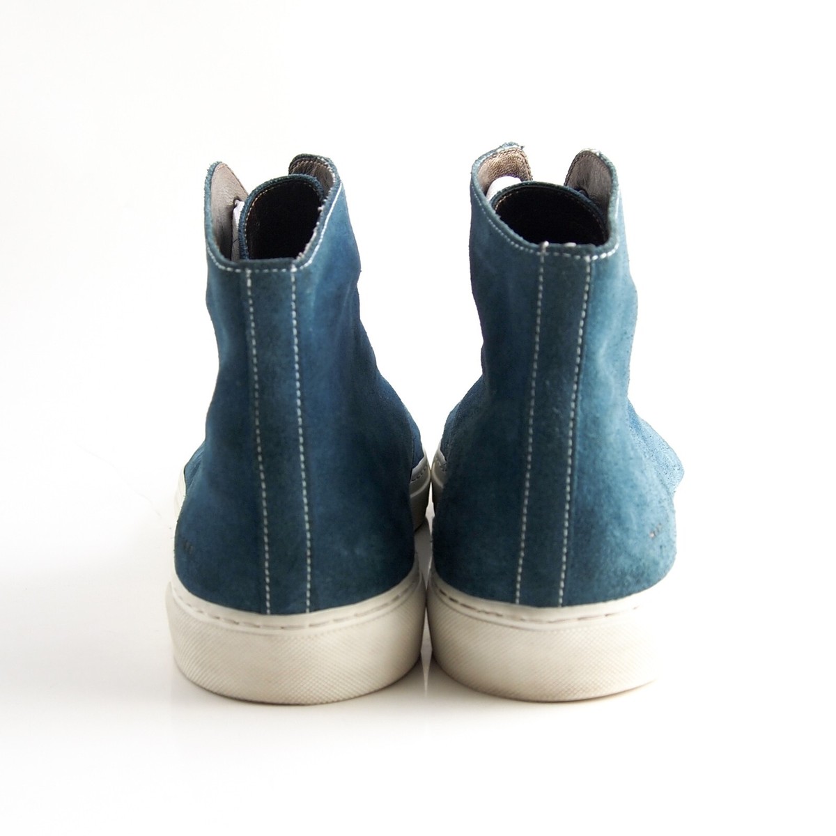 Marc Jacobs High Top Sneakers Blue Suede Cap Toe Mens US 10  display picture 2