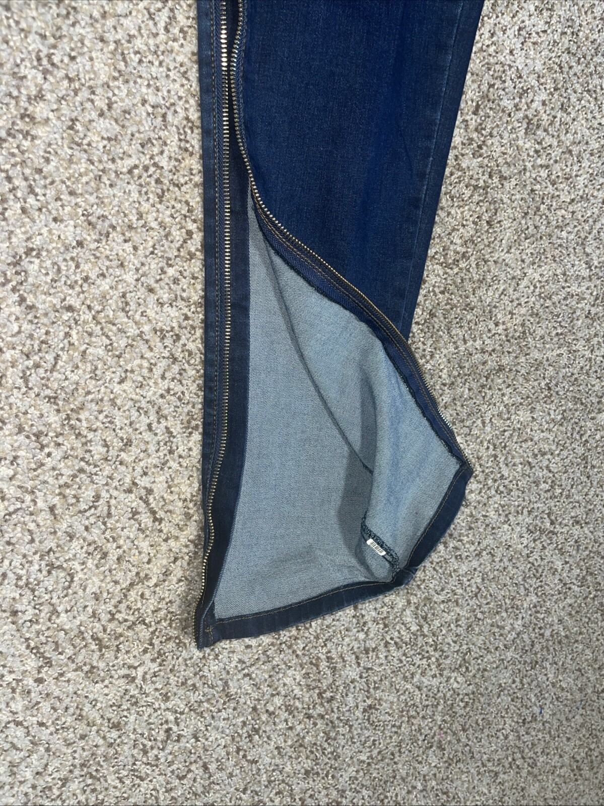 La La Anthony Women's Power Zip High Rise Skinny Jeans Blue Size 22 (36x32) - View 16