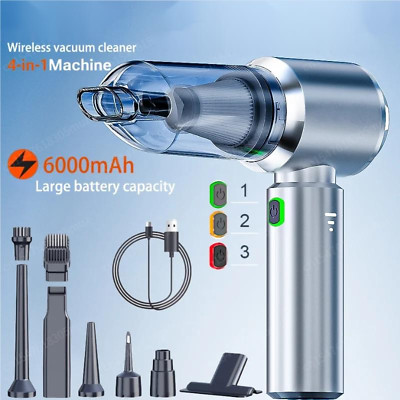 20000Pa Cordless Handheld Vacuum Cleaner 4-in-1 Blower Inflator 6000mAh USB-C