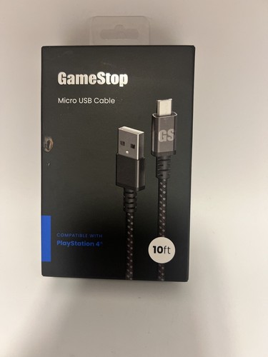 (QTY 1) GameStop Universal USB-Micro 10ft Cable PS4 Compatible - Picture 22 of 24