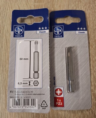 Lux Tools Bit 2er Set PZ3
