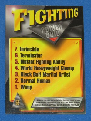 1995 Marvel Metal Silver Flasher FOIL Parallel Card KYMAERA #65