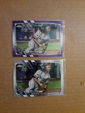 2021 Topps Chrome Update Nick Madrigal Rc (2) Purple Refractor Base
