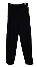 New Pants Ralph Lauren Basic-U Green-Label 100 -Cotton Pleat Black MSRP- 52.00 4