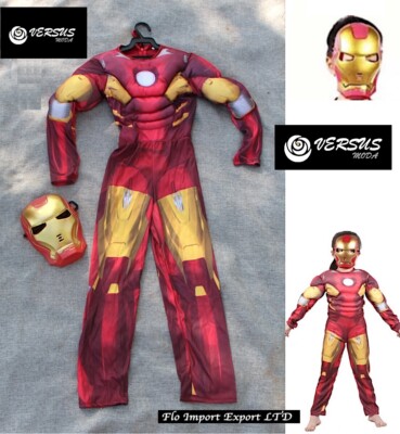 Ironman Costume Vestito Carnevale Travestimento Iron Man Boy Costume SER001  B