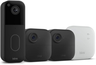 Blink Outdoor 4 Wireless Smart Security System with Doorbell and Sync Module XR