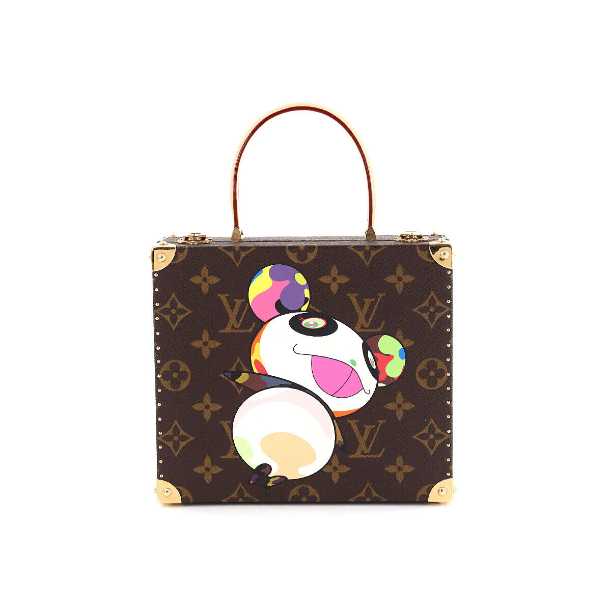 LOUIS VUITTON Monogram Panda Jewelry Box Case M92478 Takashi LOUIS VUITTON Monogram Panda Jewelry Box Case M92478 Takashi