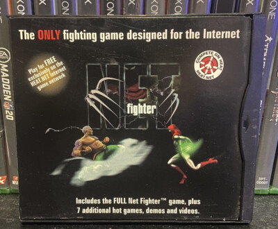 NET Fighter -pc dvd-rom video games  RARE hard To Find !! Classic Game pc game