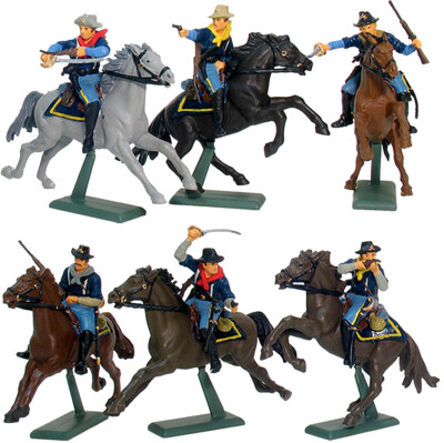 Britains SuperDeetail 7th Cavalry SET OF IN POSES