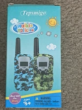 Tepsmigo Kids Walkie Talkie Multifunction Kids Walkie Talkie 3 Miles Range! NEW!