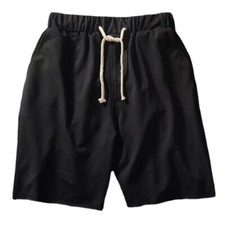 Men Athletic Sweat Shorts Pockets Stretch Casual Sports Jogger Half Pants