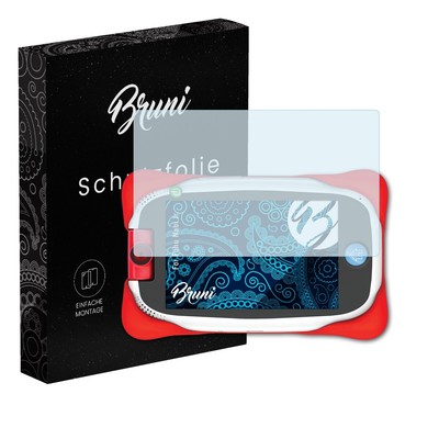 Bruni 2x Folie für Fuhu Nabi Jr. Schutzfolie Displayschutzfolie