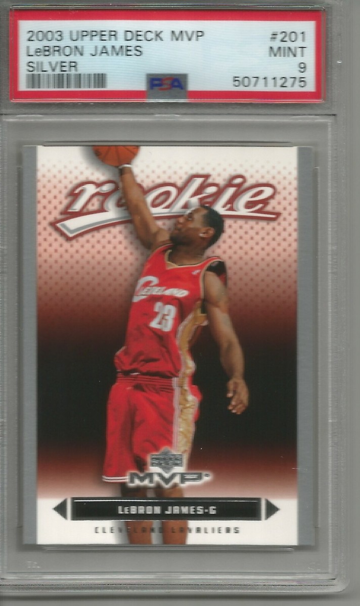 LeBron James 03/04 Upper Deck MVP Silver Rookie PSA 9 | eBay