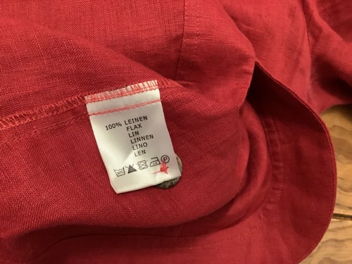 Franco Callegari Damen Leinen Jacke Kurzblazer 44 Rot - Bild 3 von 5
