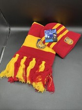 Harry Potter Hogwarts House Red Yellow Scarf Hat Set Unisex Any Age One size NWT