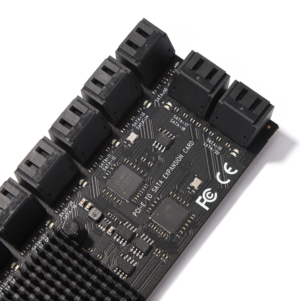 Mining SATA 6Gb To PCI Express Adapter Controller Expansion Card Converte Card - Image 4 of 4