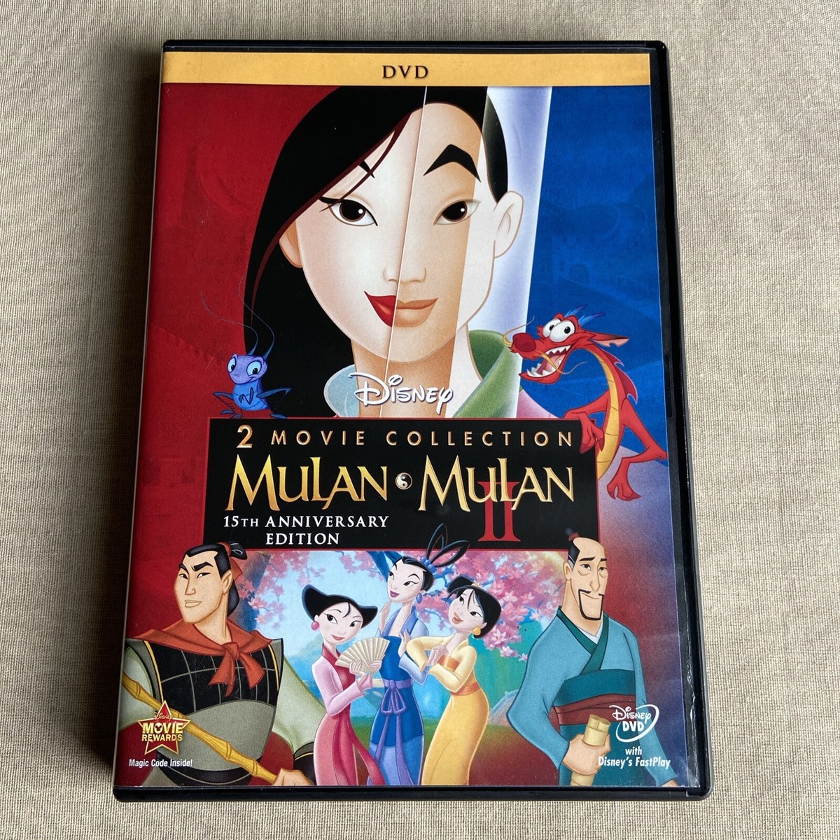 Disney Program CD DVD セット Disney: Mulan I & II (1 & 2) (DVD 2-Disc, 2-Film Set
