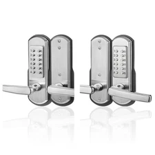 Mechanical Keyless Door Lock Digital Code Security Keypad Entry NOT a Deadbolt