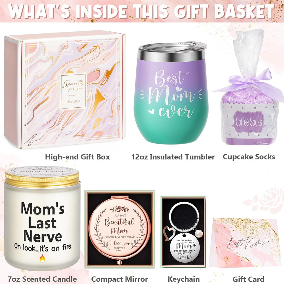 Best Mom Gifts Birthday Gifts for Mom from Daughter Son Kids, Gift