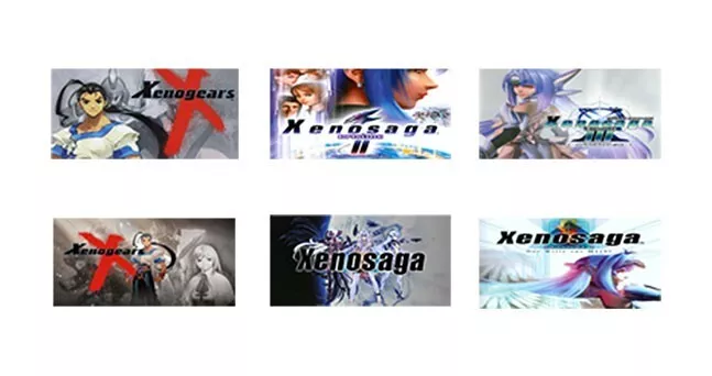 Xenosaga Xenogears PS2 PSX PS1 PlayStation Memory Card Stickers