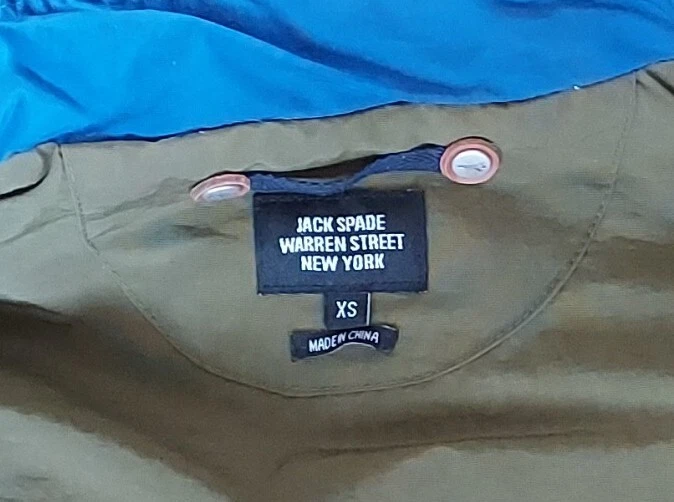 Chaleco acolchado Jack Spade Down azul para hombre talla X-pequeño (XS) Foto 3 de 4