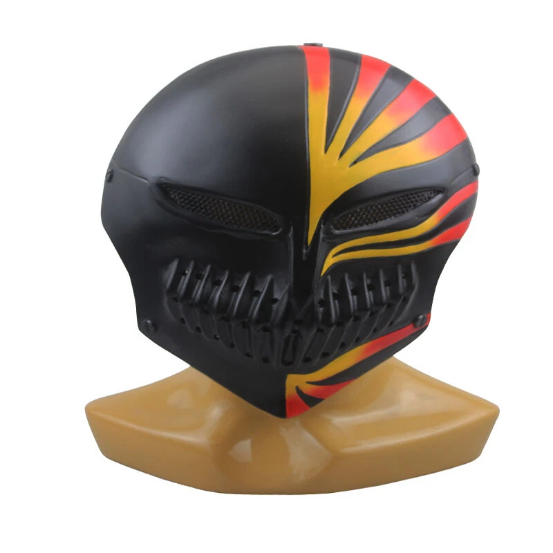 Bleach Tensa Bankai Kurosaki Ichigo FRP Mask W/Mesh Halloween Cosplay Prop Gift - Image 2 of 4